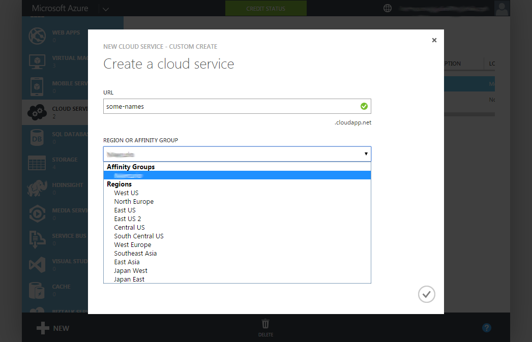 New Cloud Service